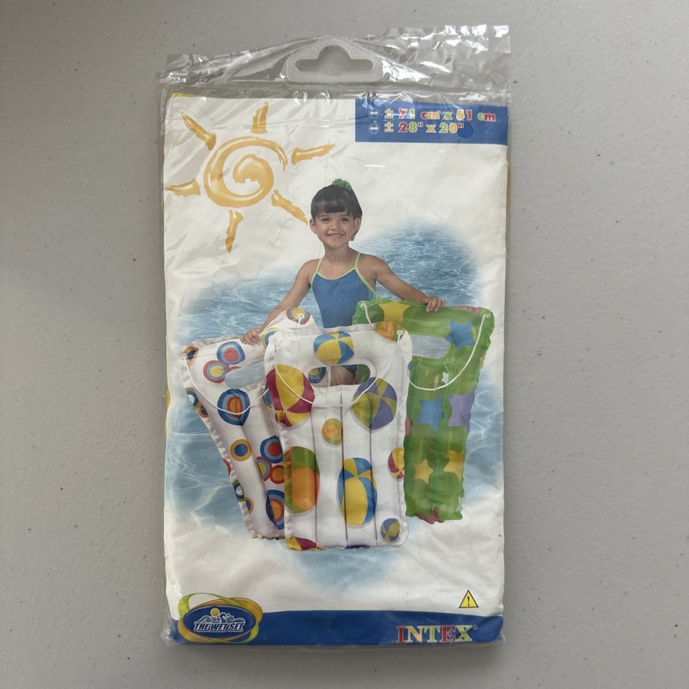 Vtg Intex Wet Set Kid Stuff Rider Inflatable Pool Float New Sealed 59160 Y2K